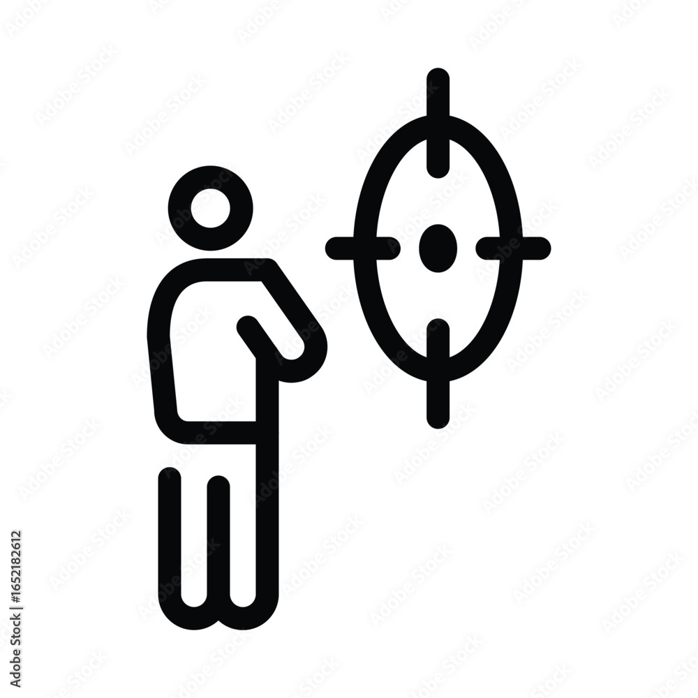 Poster purpose icon vector design good for web or mobile app