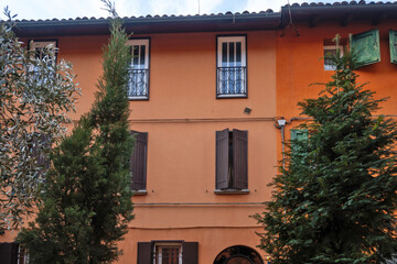 The old town of Bologna, Italy