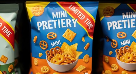Delicious mini pretzel and cheese snacks offer a savory treat for any occasion