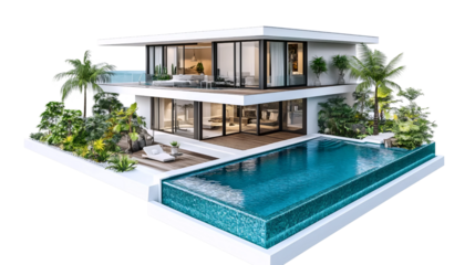 Modern Infinity Pool House