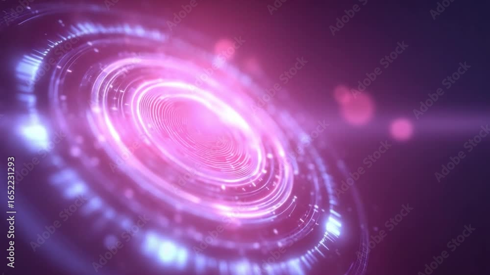 Poster hyperspace fusion: a vibrant display of futuristic technological visualization. energetic bursts of 
