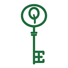 Obraz premium key logo