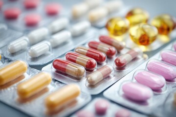 colorful pills for prescription