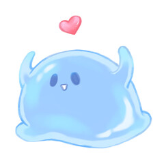 Cute slime monster 