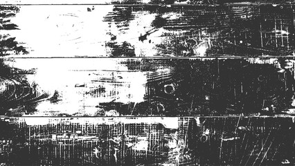 black and white grunge Distress Overlay texture- distressed scratches on vintage white surface vector design and transparent background.