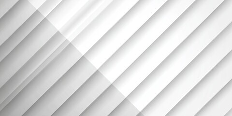 Obraz premium Abstract diagonal lines in light gray and white, creating a layered effect