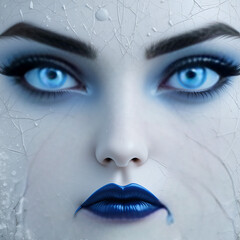 Fototapeta premium eye, woman, face, beauty, eyes, makeup, fashion