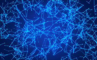 abstract digital background featuring glowing black plexus of interconnected points and lines. Represents big data, neural networks, and futuristic technology. Ideal for AI, blockchain