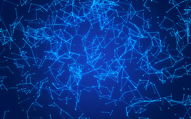  abstract digital background featuring glowing black plexus of interconnected points and lines. Represents big data, neural networks, and futuristic technology. Ideal for AI, blockchain