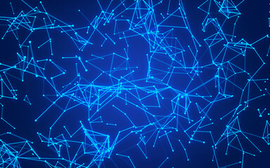  abstract digital background featuring glowing black plexus of interconnected points and lines. Represents big data, neural networks, and futuristic technology. Ideal for AI, blockchain