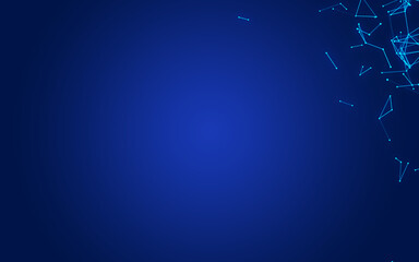 abstract digital background featuring glowing black plexus of interconnected points and lines. Represents big data, neural networks, and futuristic technology. Ideal for AI, blockchain