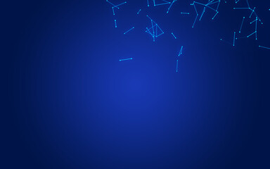 abstract digital background featuring glowing black plexus of interconnected points and lines....