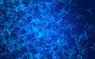  abstract digital background featuring glowing black plexus of interconnected points and lines. Represents big data, neural networks, and futuristic technology. Ideal for AI, blockchain