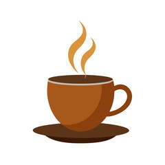 Obraz premium cup of hot coffee