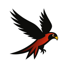 Obraz premium vector illustration of a eagle