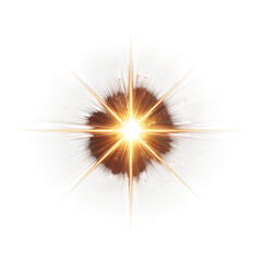 Explosion Burst Graphic Dynamic Energy Blast with Starburst Effect