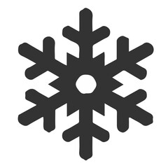 Obraz premium snowflake isolated on white background