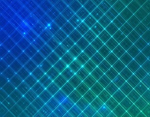 Abstract grid pattern with glowing lines