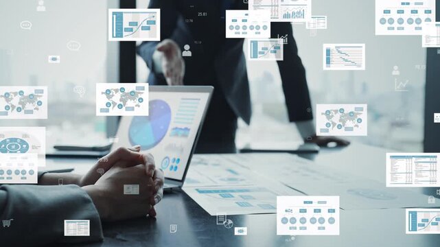 business, marketing, company, financial statement, accounting, office work, software, system, conference, meeting, businessperson, people, presentation, material, slides, data, screen, spreadsheet, ta