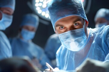surgeon looking at the camera
