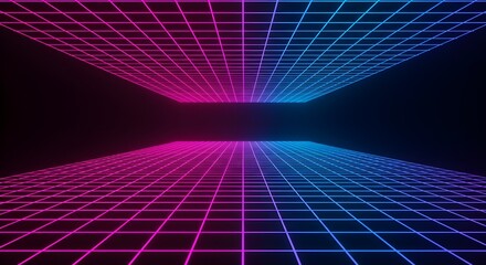 Neon Gridscape