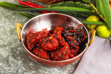 Indian cuisene - tandoori Chicken 65
