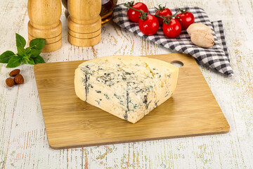 Gourmet blue cheese with mold