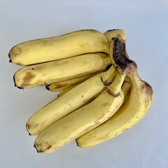 Fresh Banana Isolated on White Background – Close-up Photo