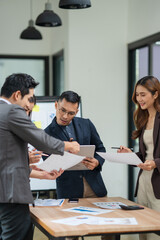 Group Asian Business  holds meeting on financial investment