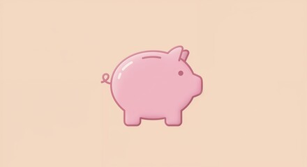 Piggy Bank: A simple, yet endearing piggy bank symbolizes financial planning, saving, and the secure accumulation of wealth. Its design is clean and welcoming.