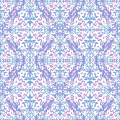 Fototapeta premium Ikat Seamless Pattern • Bohemian Textile Design • Traditional Fabric Texture • Digital Background for Print and Crafts