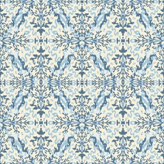 Ikat Seamless Pattern • Bohemian Textile Design • Traditional Fabric Texture • Digital Background for Print and Crafts