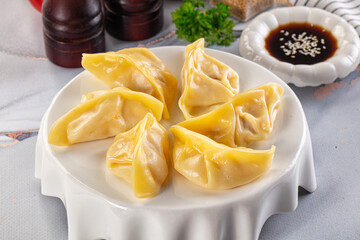 Japanese cuisine stuffed dumplings Gyoza