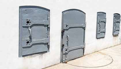 Armored door of a WW2 period casemate