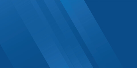 Obraz premium Blue background with abstract box rectangle geometric shapes modern element for banner, presentation design and flyer