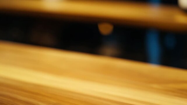"Wireless Mobile Printer with Smartphone &ndash; Modern Portable Printing Device on Wooden Desk, NFC Bluetooth Technology Concept"