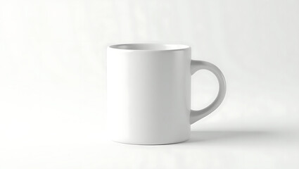 Fototapeta premium Blank White Coffee Mug Mockup