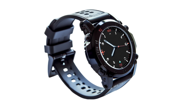 Fusion Watch Featuring Smart and Analog Elements on white background