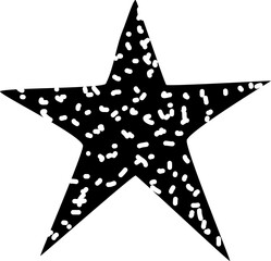 Stars set. Doodle drawing