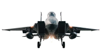 Modern Fighter Plane, Aircraft and Advanced Air Combat System isolated on transparent background Remove png, Clipping Path, pen tool