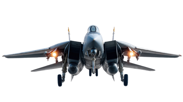 Modern Fighter Plane, Aircraft and Advanced Air Combat System isolated on transparent background Remove png, Clipping Path, pen tool