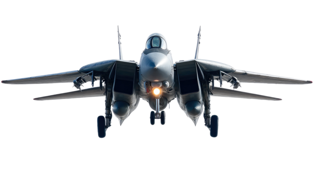 Modern Fighter Plane, Aircraft and Advanced Air Combat System isolated on transparent background Remove png, Clipping Path, pen tool