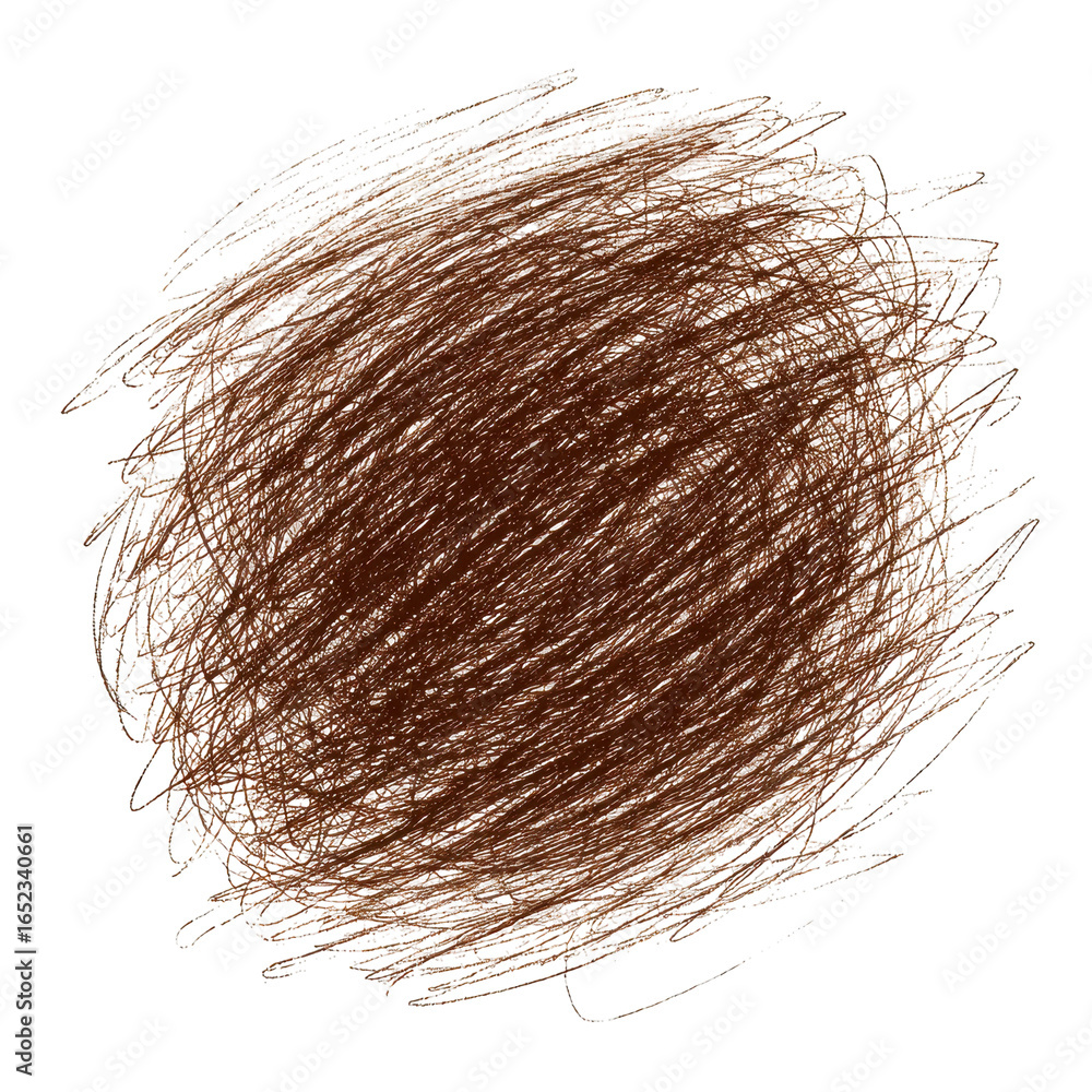 Poster abstract brown swirl representing creativity and artistic expression in a simplistic design