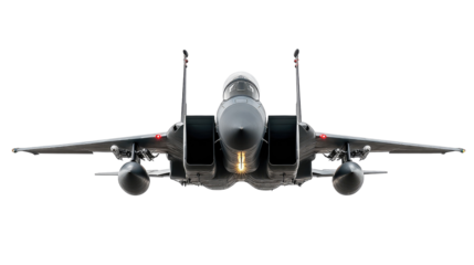 Modern Fighter Plane, Aircraft and Advanced Air Combat System isolated on transparent background Remove png, Clipping Path, pen tool