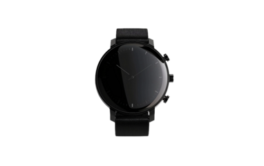 Elegant Wearable with Health Monitoring on white background