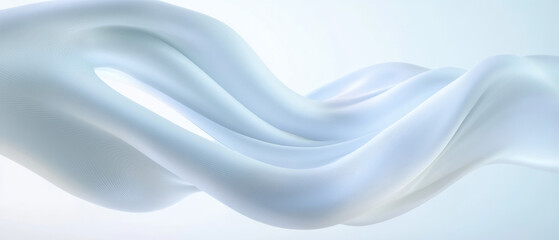 Obraz premium silver cloth waves