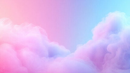 Fototapeta premium Abstract Pastel Cloud Bottom