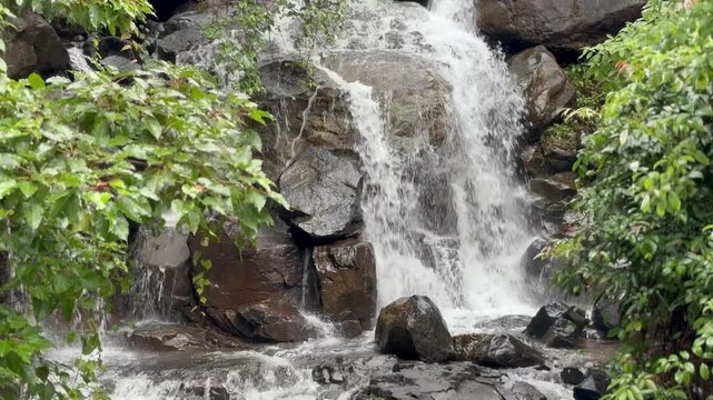 Beautiful Video of the waterfall during monsoon at Dandeli - Karwar Karnataka, India. 