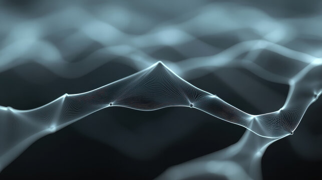 Abstract Plexus Digital Geometrical Background