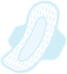 Modern and Clean Graphic of Different Absorbent Pads for Menstrual Health and Care